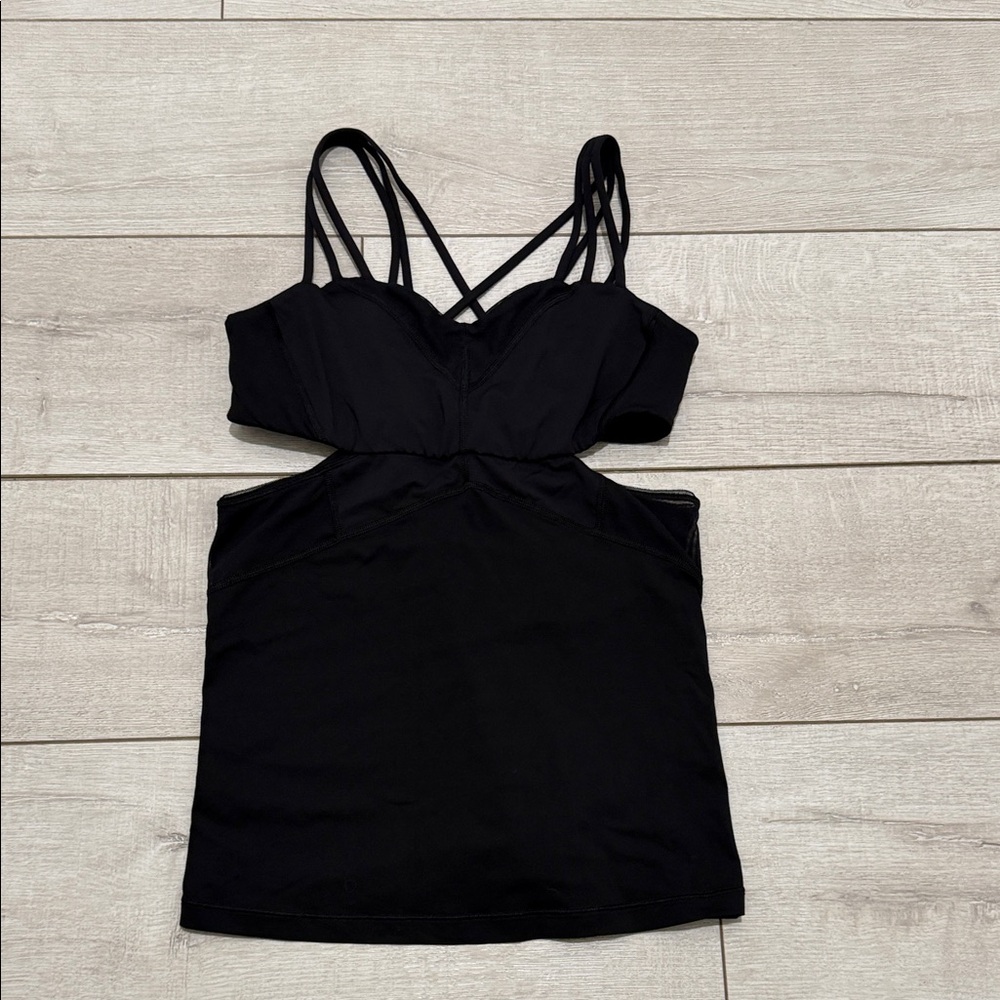 Lululemon Athletica Black Strappy Top